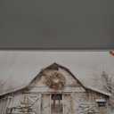 Christmas Shed Picture. Size 25x36.