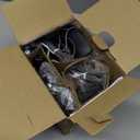 Panasonic Cordless Phone with Answering Machine, Advanced Call Block, Bilingual Caller ID and High-Contrast Display, Expandable System with 2 Handset Cordless Telephones KXTGD832M (Metallic Black)