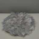 Milisten Warm Plush Round Pet Cushion Cozy Dog Sleeping Pad for Indoor Use Grey for Winter Comfort Chic Home Decor Durable Design for Your Pets