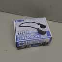 HXD-ERGO Tricep Rope with Ergonomic Handles, 36 Inch Tricep Pull Down Rope for Cable Machine, Pulley System, Triceps Rope Cable Attachment for Gym, Home (Black)