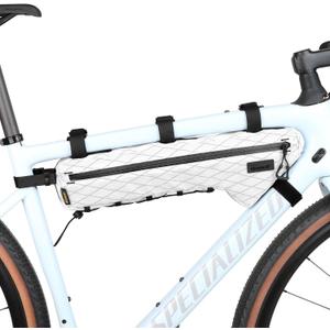 Bicycle Frame Bag Bike Triangle Bag Waterproof Bike Bag 2.4L with Dual Side Mesh Pockets for MTB Road Bike Cycling Commuting and Outdoor Adventures