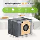 Pure Realm12 Pack Replacement Dust bags Compatible With Eufy Clean X8 Pro X10 Pro Omni Robot Vacuum Self-Empty StationLarge Capacity Disposable Replacement dust Bag Accessory