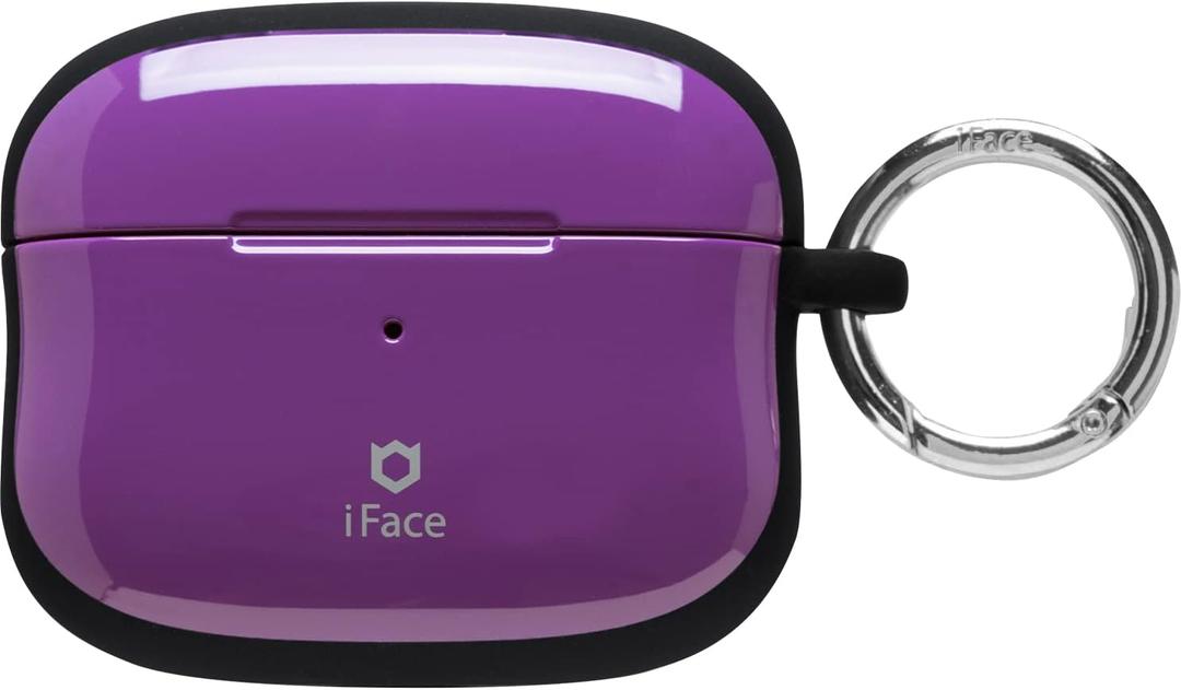 iFace First Class Case [Compatible with AirPods Pro]  Cute Shockproof Hybrid Dual Layer [Hard Cover + Bumper] Keychain Protective Case [Drop Tested]  Purple