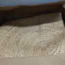 WeWove Handcrafted Jute Braided Rug 6 Feet Round - 100% Natural Jute Area Rug - Rustic Farmhouse Boho Accent Rug for Living Room Bedroom Kitchen Entryway Hallway Reversible Handwoven Floor Rug