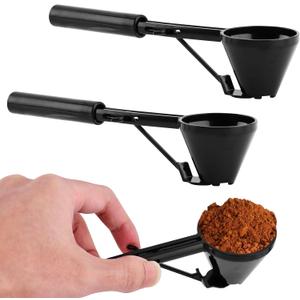 2PCS Measuring Scoop with Funnel for Water Bottles,10g Coffee Scoop-Funnel for K/Cups,Small-Funnel Scooper for Filling Formula Protein Powder Slide Bottom Scoop for Water Bottle