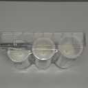 Christmas Flameless Pillar Candles, Holiday Led Candles with Timer Remote, Silver Battery Operated Flickering Candles for Christmas Home Decorations, Centerpiece.