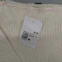 Forever 21 Womens Ribbed Lace-Up Sweater (Medium, White)