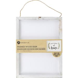 Wooden Frame White, 12 x 16 Inch