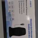 Back Massager Seat Cushion With Heat,8 Vibration Motors Massage Chair Pad For Back, Deep Tissue Vibration Seat Massager Cushion For Back Pain Relief，Home Office Chair Use, Gifts For Women,Men,Black