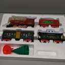 Electric Train Set for Kids Ages 3-8, Train Toys for Boys with Smokes, Lights and Sound, 4 Cars and 10 Tracks for Year Round Play Birthday Gifts Valentines Day Gift Easter Gifts Christmas