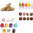 2 x LAEYIAP 24pcs Elephant Shower Favor Boxes,Cute Laser Cut Box with Ribbon,Hollow Out Elephant Pattern Candy Boxes for Birthday Party Decoration Supplies (blue)