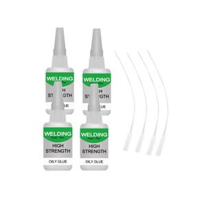 200ML Wood & Parquet Adhesive, Welding High-Strength Oily Glue, Universal Super Glue Gel, Instant Bonding, Strong Adhesion, Repairs Last Long Time for Metal, Wood, Ceramics,Leather, Glass(50g/4PCS)