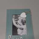 U/D Teal Picture Frame for Love 4x6,Blue Heart Photo Frame for Boyfriend and Girlfriend Gift,Couple,Family