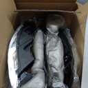 Fullux Headlight Assembly Headlights, Compatible with 2006-2013 Chevy Impala/2014-2016 Impala Limited/2006-2007 Monte Carlo Left and Right Side Replacement Headlamp Chrome Housing Clear Reflector