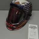 ANDELI Welding Helmet,Panoramic 180 3.94"X3.74"Large Viewing True Color Solar Powered Auto Darkening Welding Helmet with Side View 4 Arc Sensor 4/5-8/9-13 Welder Mask MONERAE