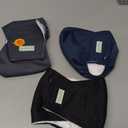 Wegreeco Washable Male Dog Belly Band  Pack of 3  Washable Male Dog Belly Wrap, Small Doggie Dog Diapers Male for Doggy Puppy (Black, Charcoal, Navy, Small)