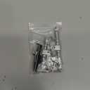 GLOBACT SCX24 Axles +11mm Widened CVD Steering Angle 50 Max with Servo Mount and Tungsten Steel & Brass Steering Knuckle and Links for Axial SCX24 1/24 RC Crawler Upgrade AXI31609 (Silver)