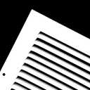 12x8 Return Air Vent Cover Grille for Baseboard Duct Opening - 7/8" Margin Turnback Flush Fit Vent Cover Air Grill by HVAC - White - Overall Size: 13.75" x 9.75"