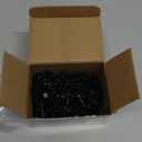 (150 pcs)#81-1/2" Black Truss Head Wood Screws Quick Metal Self Tapping Zinc Oxide