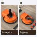 Floor Gap Fixer Tool, Heavy Duty Floor Gap Fixer, Suction Cup Flooring Tool, Quick Lock & Release Repair Tool for Vinyl, Wood, Laminate Floors
