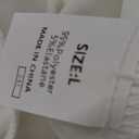 EVALESS Womens Wide Leg Barrel Pants Elastic High Waisted Trousers Business Work Casual Palazzo Pants with Pockets Large, White 