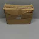 Gawerk Clear Acrylic Single Pocket, Plastic Hanging Wall Mount File Holder for Office Home (Black, 3 Pack)