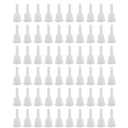 60PCS Essential Oil Bottle Anti Theft Long Dropper Plugs Plastic Transparent Sealing Perfume Bottle Safety Inner Plug Replacements for Massage Oil Diffusers Aromatherapy Mixing Bottles