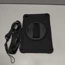 ZtotopCases for Samsung Galaxy Tab A11+ Plus/A9+ 11-Inch 2025/2023, Shockproof Hard Duty Case with Screen Protector+360 Rotating Hand Strap&Stand+Shoulder Strap for Tab A11+/A9 Plus Tablet, Black