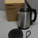 COMFEE' 1.7L Stainless Steel Electric Tea Kettle, BPA-Free Hot Water Kettle Electric with LED Light, Auto Shut-Off and Boil-Dry Protection, 1500W Fast Boil Electric Kettle