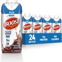 BOOST Plus Nutritional Drink, Rich Chocolate, 8 fl oz (Pack of 24)