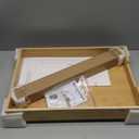 HOLDN STORAGE Bamboo Wooden Pull out Cabinet Organizer 14"W x 21"D Requires At Least a 15.25"W x 21"D Cabinet Opening, Bamboo Tray and Heavy Gauge Metal Rails