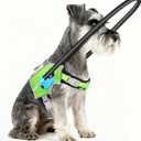 Halo Harness for Blind Dogs, Adjustable Safety Halo with Reflective Straps,Confidence Support Collar for Visually Impaired Pets,Blind Dog Navigation Aid (M)