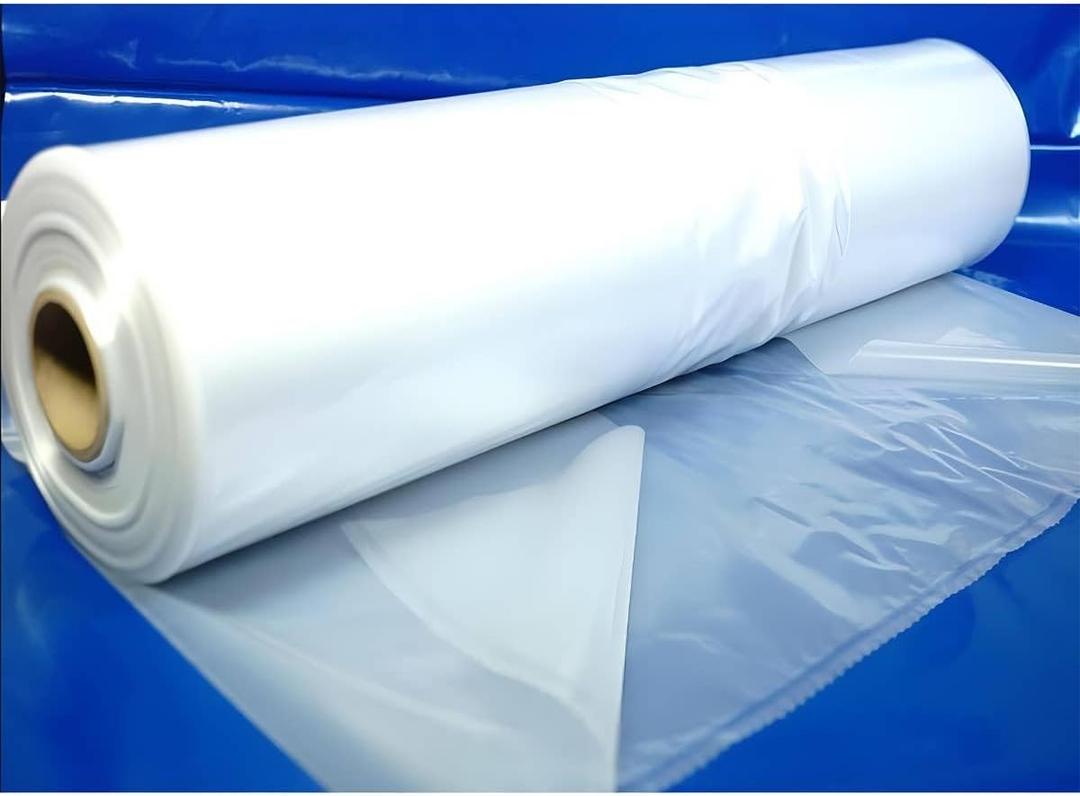 50" x 48" x 84" Gusseted Shrink Pallet Bags - 4mil White - 30bags/roll