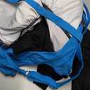 Blooming Jelly Women Plus Size Swimsuit One Piece Swim Dress Tummy Control Bathing Suits Criss Cross Modest Swimwear (3X-Large, Cornflower Blue & Black)