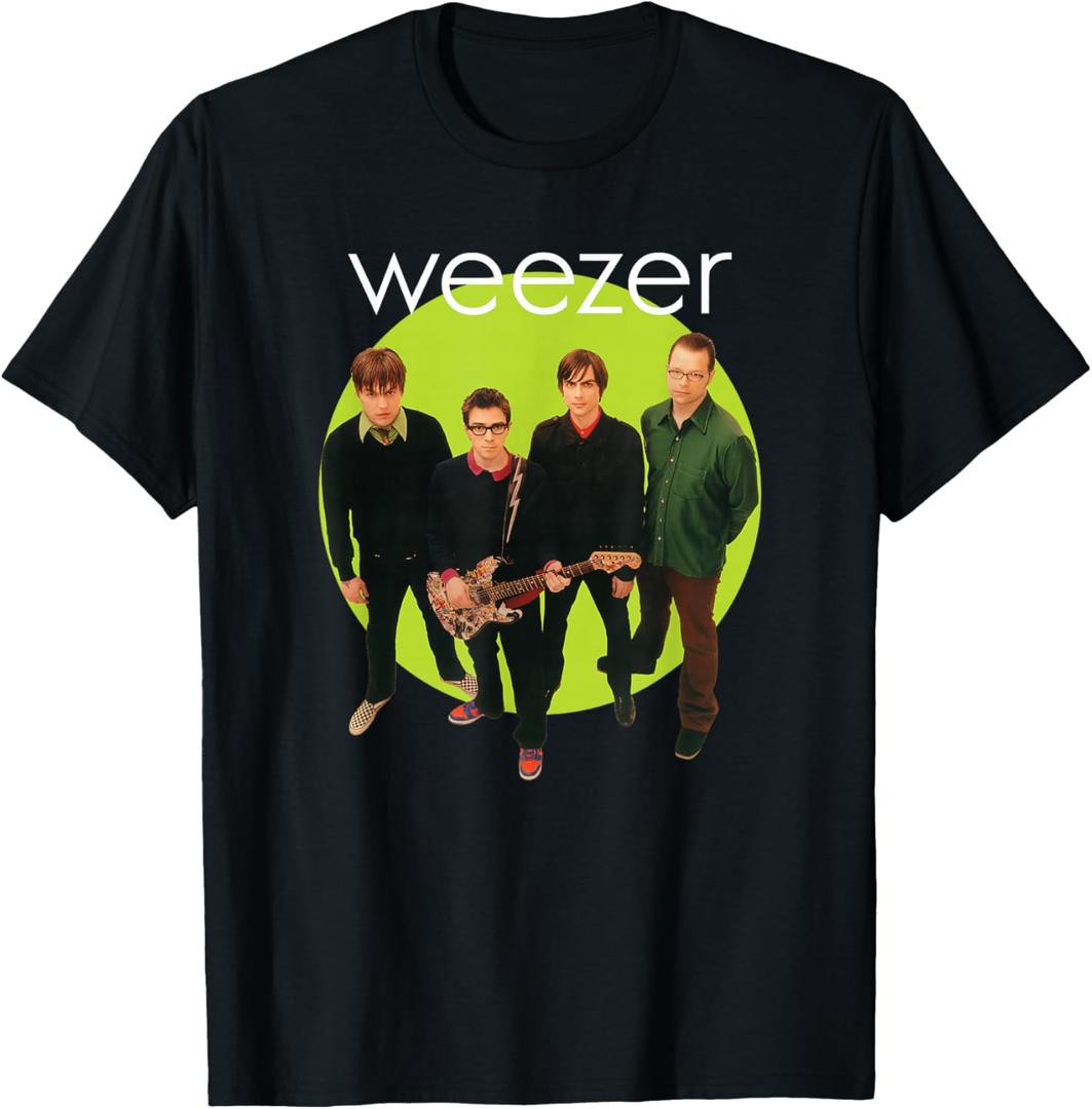 Weezer - Green Album Circle T-Shirt Small, 3XL