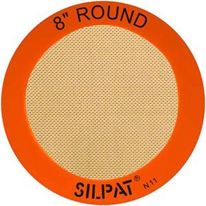 Silpat The Original Round Cake Liner Non-Stick Silicone Baking Mat, 8", AH197-01
