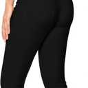 Hybrid & Company Women's Butt Lift Super Comfy Stretch Denim Capri Short Jeans (16, Black)