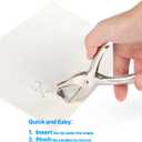 Plier-Style Stainless Steel Staple Remover for Paper Documents, Medium