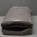 HOMELYSIAN Chair Cushions for Dining Chairs, Non Slip Chair Pads with Ties and Washable Covers, Memory Foam Kitchen Chair Cushions Set of 3, 16"X16"X2.5", Khaki