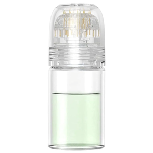 Serum Applicator Hydra Needle Derma Stamp 0.25mm Titanium Microneedling Roller Stamp (Serum is Not Included)