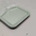 Tiangrid 4 Pieces Serving Trays Melamine Platters Reusable Rectangle Party Trays for Theme Party Food Dessert Serving Supplies, 13 x 9.7 inch(Sage Green,Boho)
