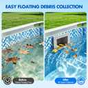 DeeprClean Through Wall Skimmer for Above Ground Pool, Heavy Duty Wall Mount Pool Skimmer Kit, Universally Fits All Standard Pool Wall Openings, In Wall Pool Surface Skimmer for Above ground Pool-Gray
