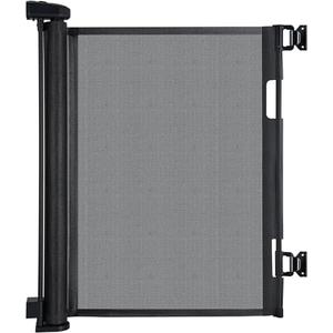 Colbabe 150" Retractable Baby Gates for Large Openings, Stairs, Hallways and Doorways, 34" Tall Extra Wide Dog Gates, Pet Gates, Indoor/Outdoor Use, Black