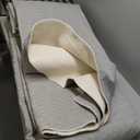 RUGSREAL Washable Rug 10x13 for Living Room Modern Abstract Area Rug Non-Slip Large Contemporary Bedroom Rug Stain Resistant Aesthetic Accent Floor Carpet Foldable Solid Rug for Home Office, Cream