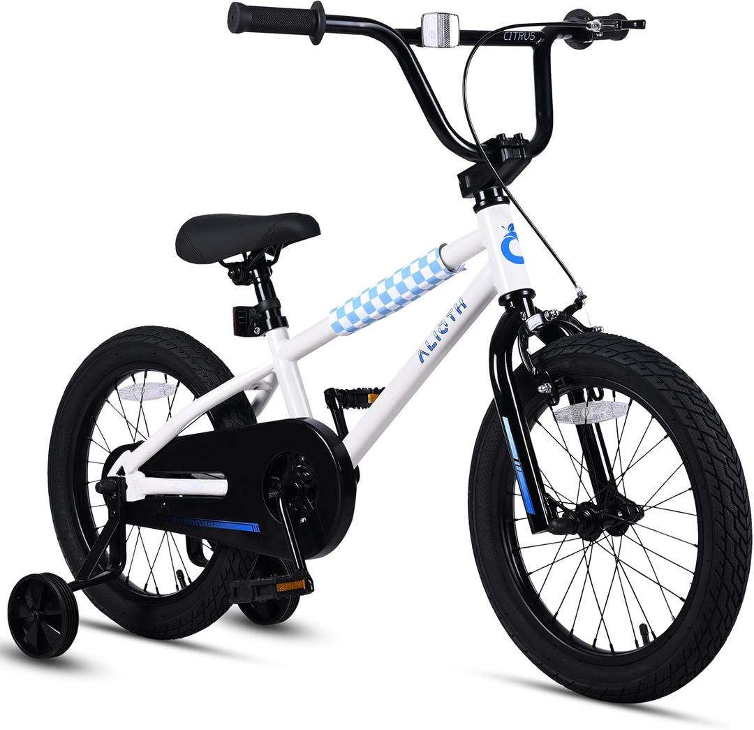 vollsch BMX Style 12 14 16 Inch Kids Bike Training Wheels 20'' Bicycle with Kickstand for 2-14 Years Old Toddlers Boys Girls Coaster Brake Multiple Colors