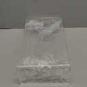 Acrylic Monitor Stand Riser Acrylic Laptop Stand for Desk Clear Computer Monitor Stand for Desk Accessories White Aesthetic Decorations for Office Home iMac Organizer