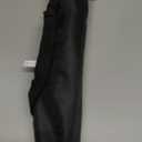 Portable Stool, 13.8 Inch High & 1.32 lbs Small Folding Chair, Telescopic Compact Foldable Stool with Carry Bag for Camping, Hiking, Outdoor Concert (Black)