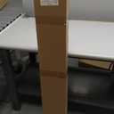 EaseLife 8FT/96in Bypass Double Sliding Pocket Door Hardware Kit, Aluminum, Black, Modern Style