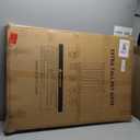 Amibud 41'' Extra Tall Pet Gate for Large Dogs 54.7-63.0'' Wide Indoor No Jumping Over, Heavy Duty Puppy Baby Gate for Doorways, Pressure Mounted Metal Gate for Child Toddler (White)