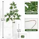 37.8" Artificial Greenery Stems for Tall Vase, Faux Stems and Branches for Vase, Fake Greenery Stem Artificial Greenerys for Centerpieces, Home, Office, Room Table Decor, Floral Arrangements, 3Pcs